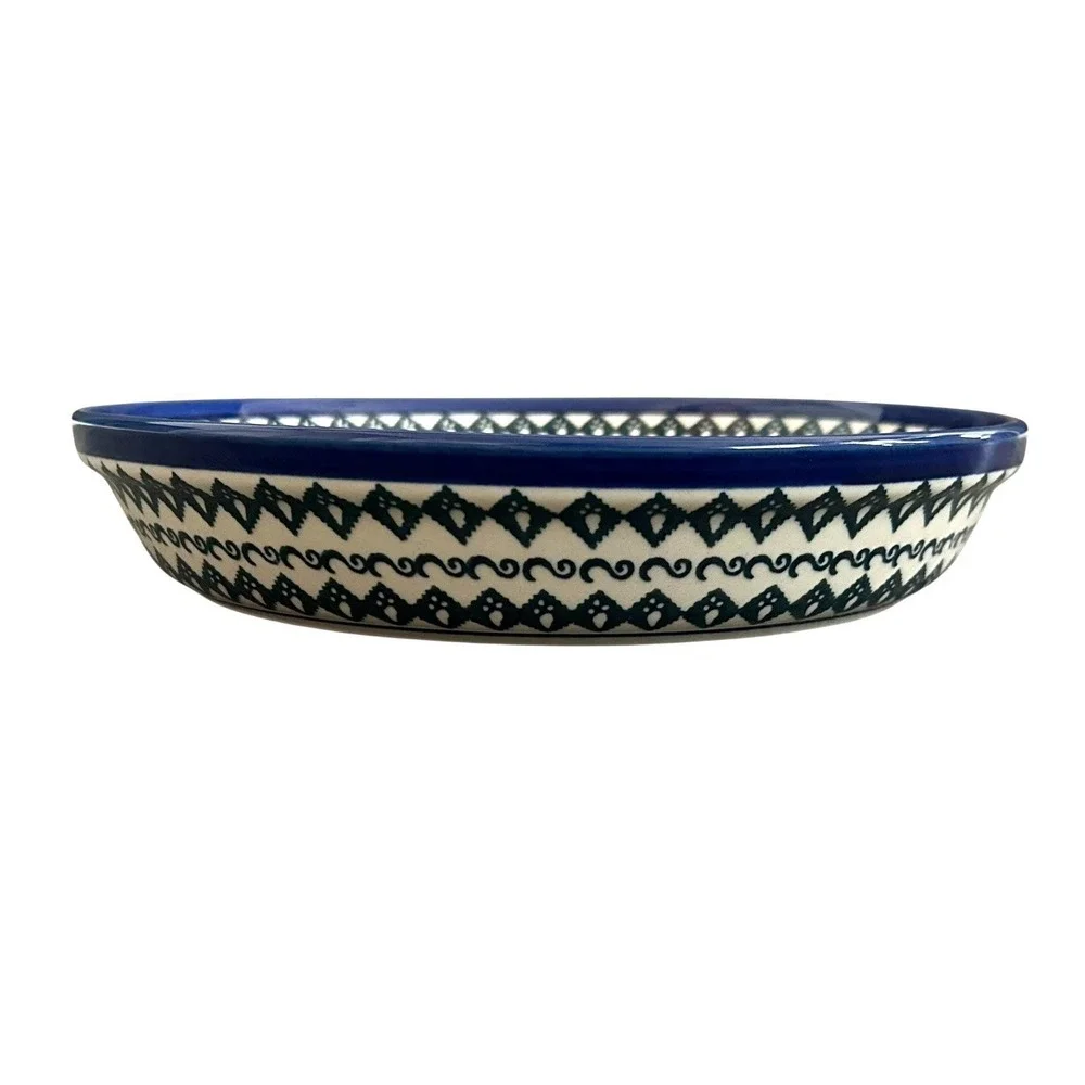 Boleslawiec Polish Pottery Pie & Quiche Dish‎  Zakłady Ceramiczne 9.5